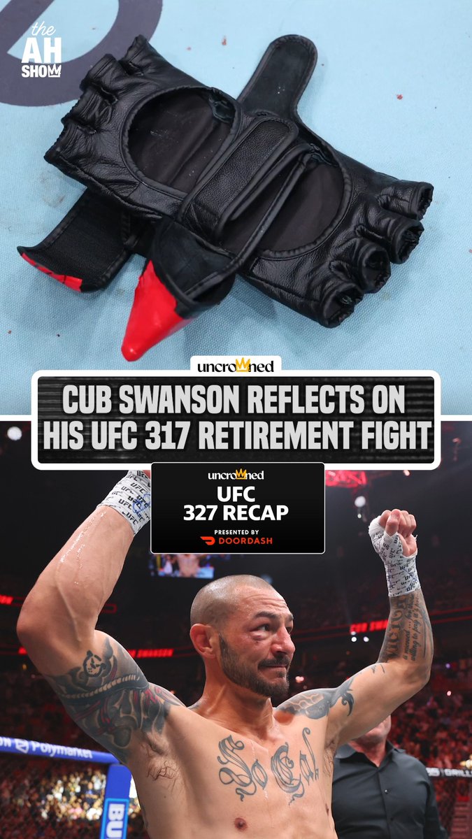 You can't script a better ending for a career than what Cub Swanson had at #UFC327 – and he know's it 🙂✌️ #HelwaniShow