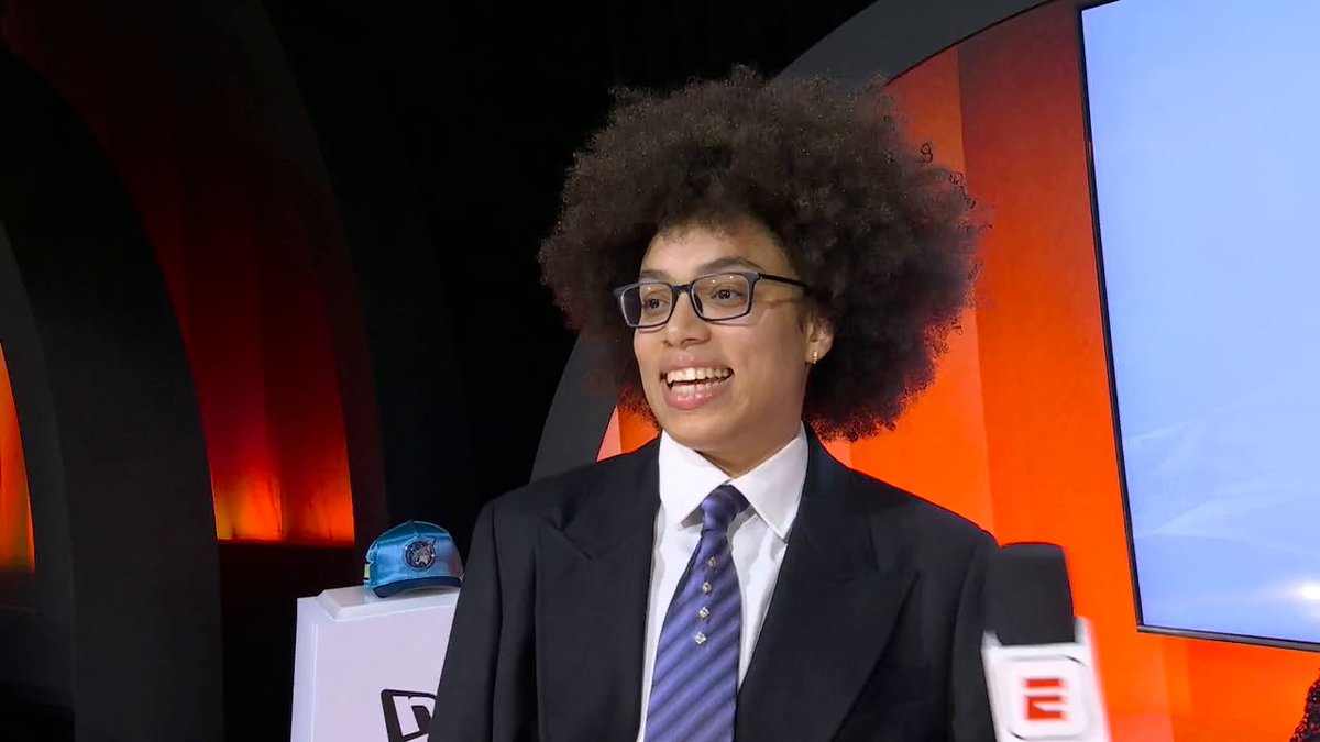 "The anticipation is unlike anything I've ever felt before." Olivia Miles could not wait to hear her name picked in the WNBA draft 🙌 (via Holly Rowe)