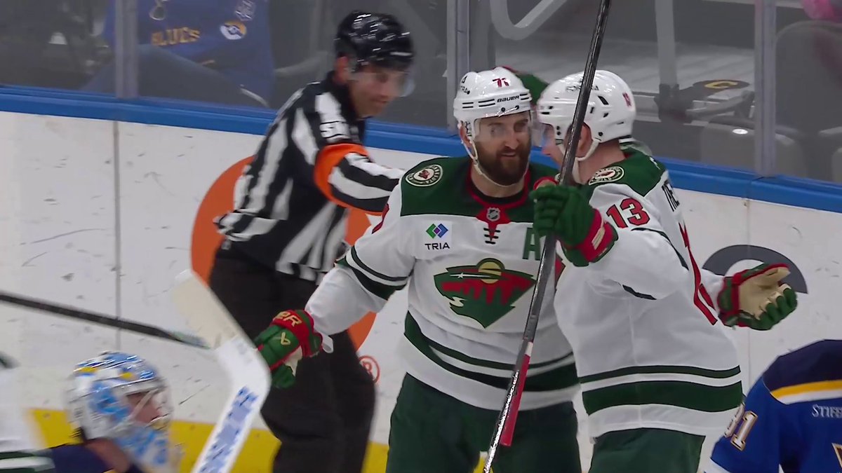 Nick Foligno nets his first goal as member of the x - Minnesota Wild! 🔴🟢