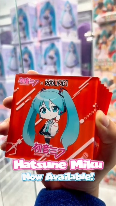 🩵🎶 Miku has entered the game 🎶🩵 Phase 1 is here! ✨ Premium Edition Hatsune Miku items are now available 🎧 Only at Round1 USA locations for a limited time! We’re just getting started… more drops arrive on 5/18/2026 👀🎧 👇 Let us know in the comments: which item are you grabbing first? Click the link for more details! #Round1USA #round1 #HatsuneMiku #R1PremiumCollaboration