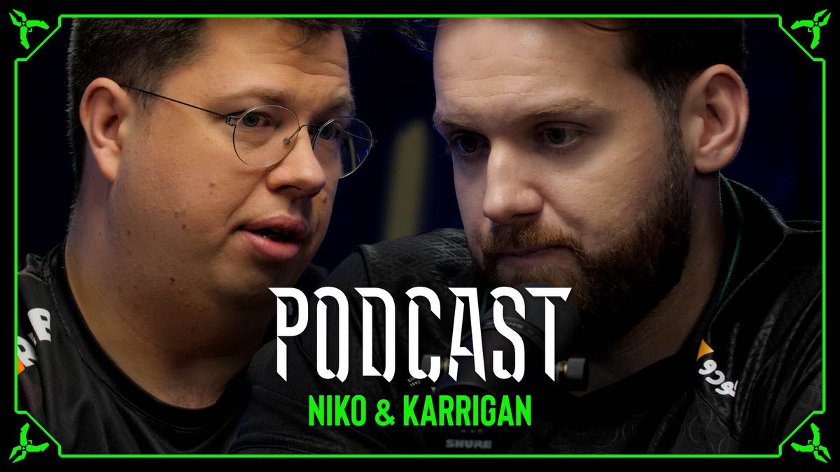 Teammates again? 🤔 1 hour 6 minutes of the Nikola Kovač &amp; karrigan podcast hosted by Janko Paunovic 👇
