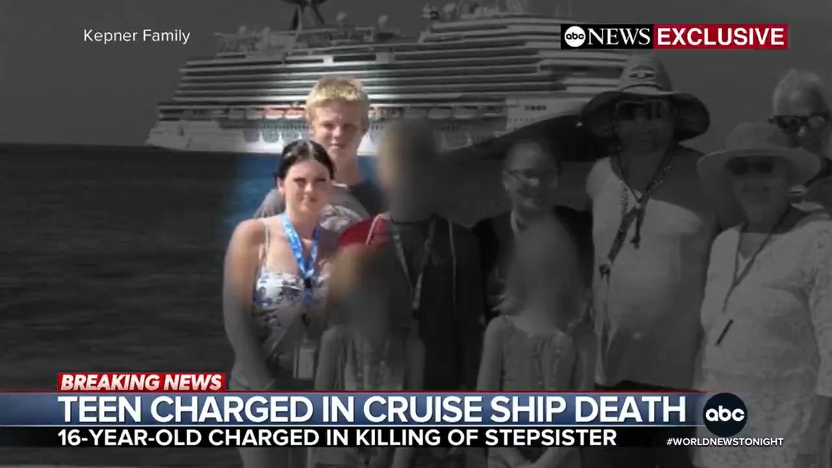 The 16-year-old stepbrother of Anna Kepner, the 18-year-old whose body was found on a cruise ship under a bed in her cabin, has been charged as an adult in her death. Federal prosecutors say he murdered and sexually assaulted her. Rhiannon Ally has more.