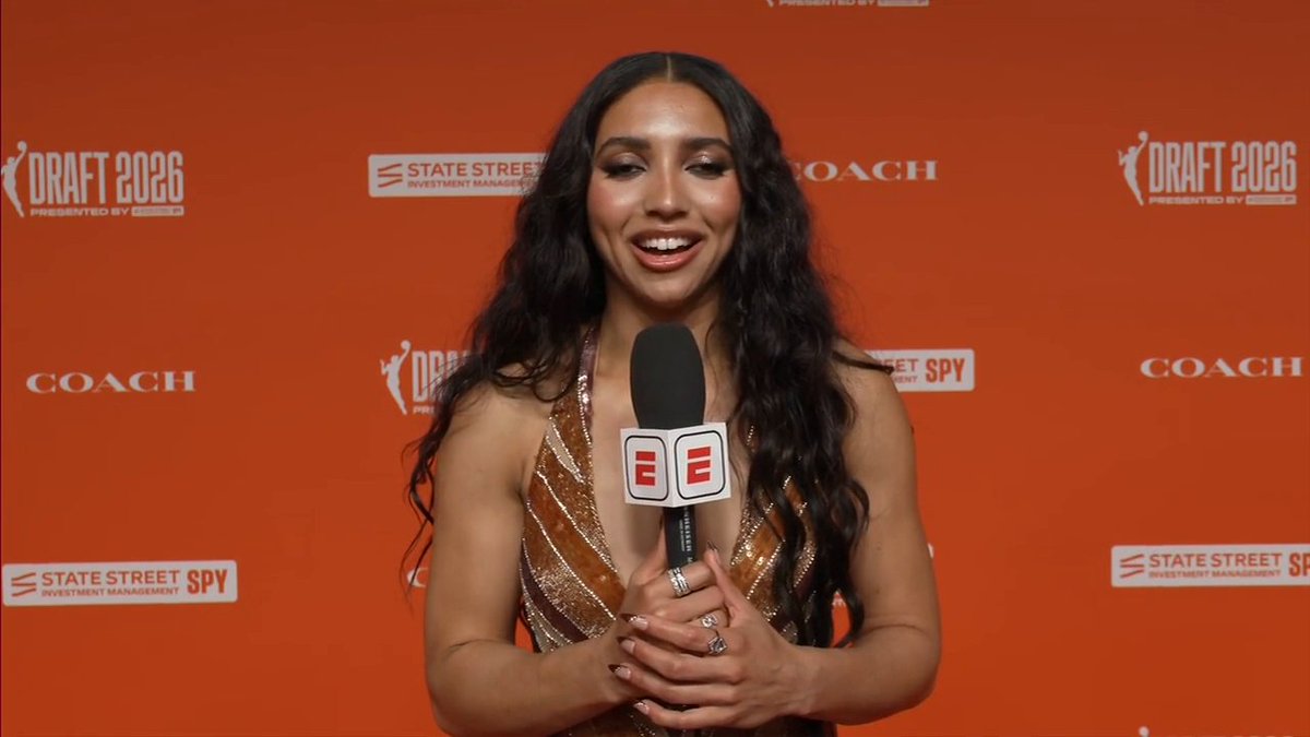 No. 1 overall pick Azzi Fudd joins SportsCenter to discuss her excitement joins the Dallas Wings, the shift from college to the WNBA and more 🪽🤩