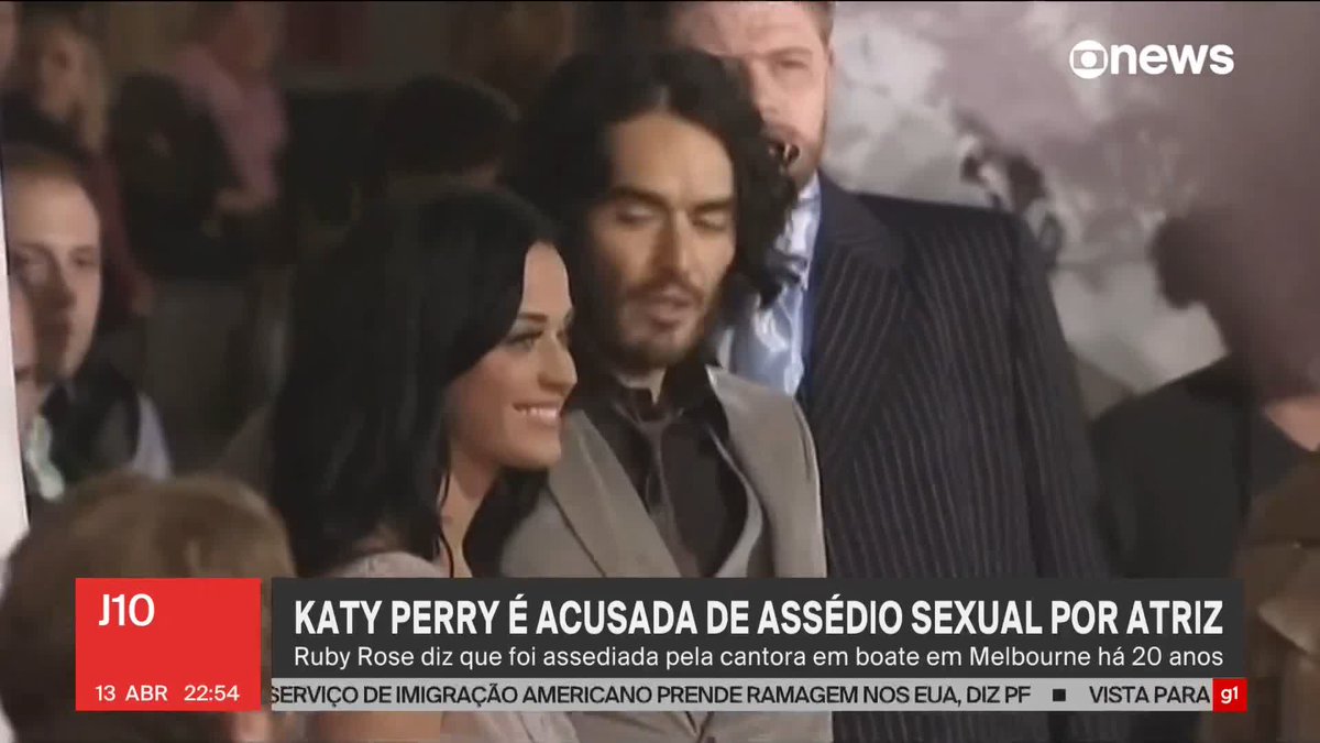 Katy Perry é acusada de assédio sexual. Atriz Ruby Rose diz ter sido assediada pela cantora em uma boate há 20 anos. ➡Assista à #GloboNews ao vivo: #EmPauta