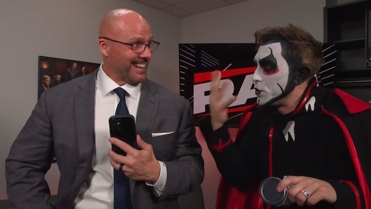 You can't see Danhausen! 👋 Adam Pearce