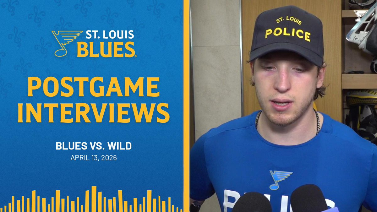 “It’s truly a special place to play… it has to be a non-negotiable that when we play at home and play in front of [our fans] we play hard and we play to our standard.” Jake Neighbours, Pavel Buchnevich and Jim Montgomery after Monday’s win over Minnesota. #stlblues