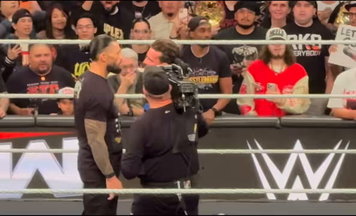 roman and punk continued talking after raw went off air. I need the dialogue badddd