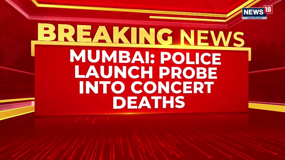 🇮🇳 | AHORA: 2 estudiantes mueren por sobredosis de drogas en concierto de Mumbai. Al menos 5 arrestados, incluidos amigos y organizadores.