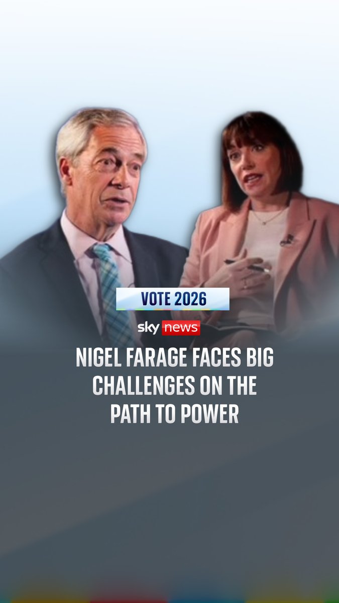 As part of a series of interviews with party leaders in the lead-up to the local elections, Sky's political editor Beth Rigby spoke to Reform UK’s leader Nigel Farage about the upcoming vote, council tax promises, and U.S. President Trump Read more: