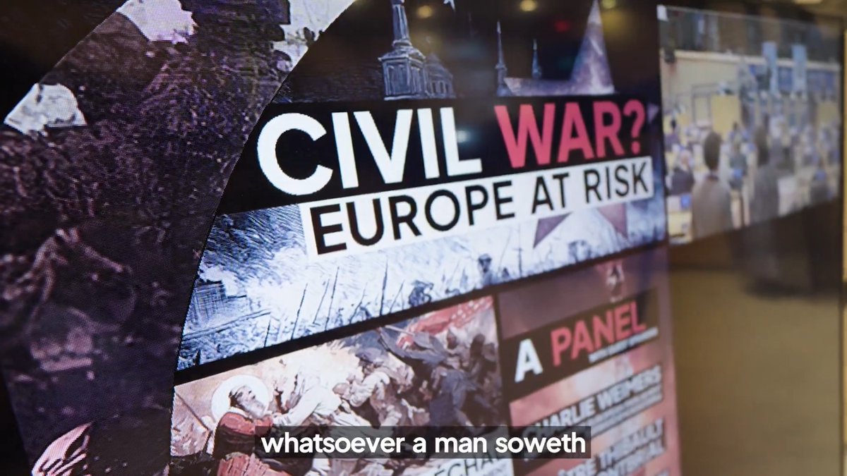 Will there be a Europe in 50 years? My introductory remarks at the Civil War? Europe at risk event in the European Parliament. Full video👇