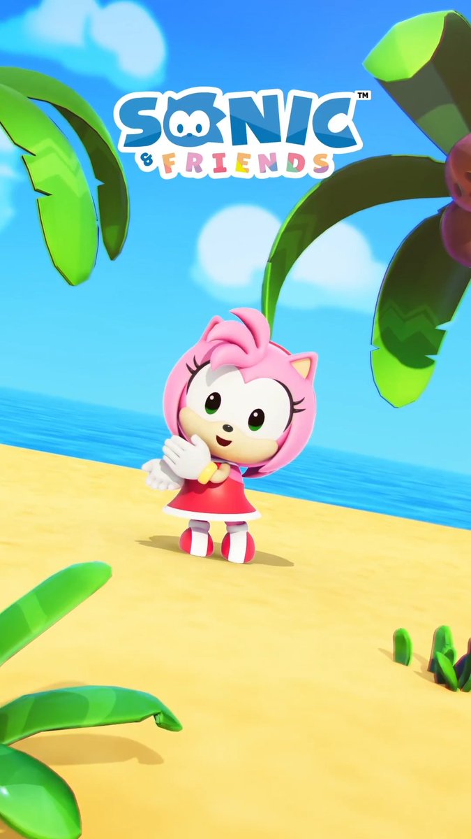 キュートなソニックたちが送るショートアニメ🦔💙 『SONIC ＆ FRIENDS』の最新ダンス動画を公開⸜🙌🏻⸝ 👇音あり動画はこちら👇 #ソニフレ
