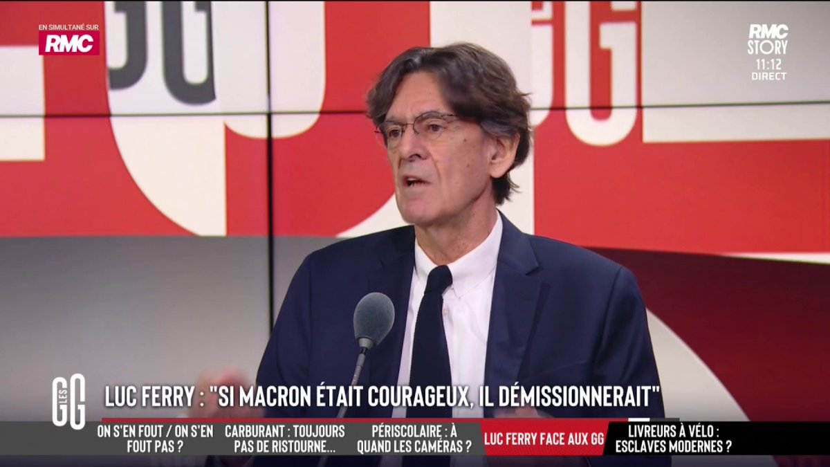 🎙️ Luc Ferry : "On a encore un parti communiste aujourd'hui en France. Le communisme, c'est 120 millions de morts. Pourquoi pas un parti nazi pendant qu'on y est ? On est chez les fous ! C'est 2 fois plus de morts que le régime nazi !" #GGRMC