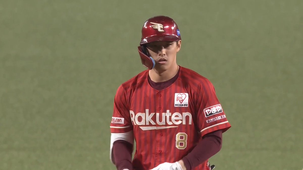 取られたら取り返す！💪 東北楽天 辰己涼介 選手のタイムリー2ベースヒットで同点に追いつく！🔥🔥 👇ライブ配信はこちら