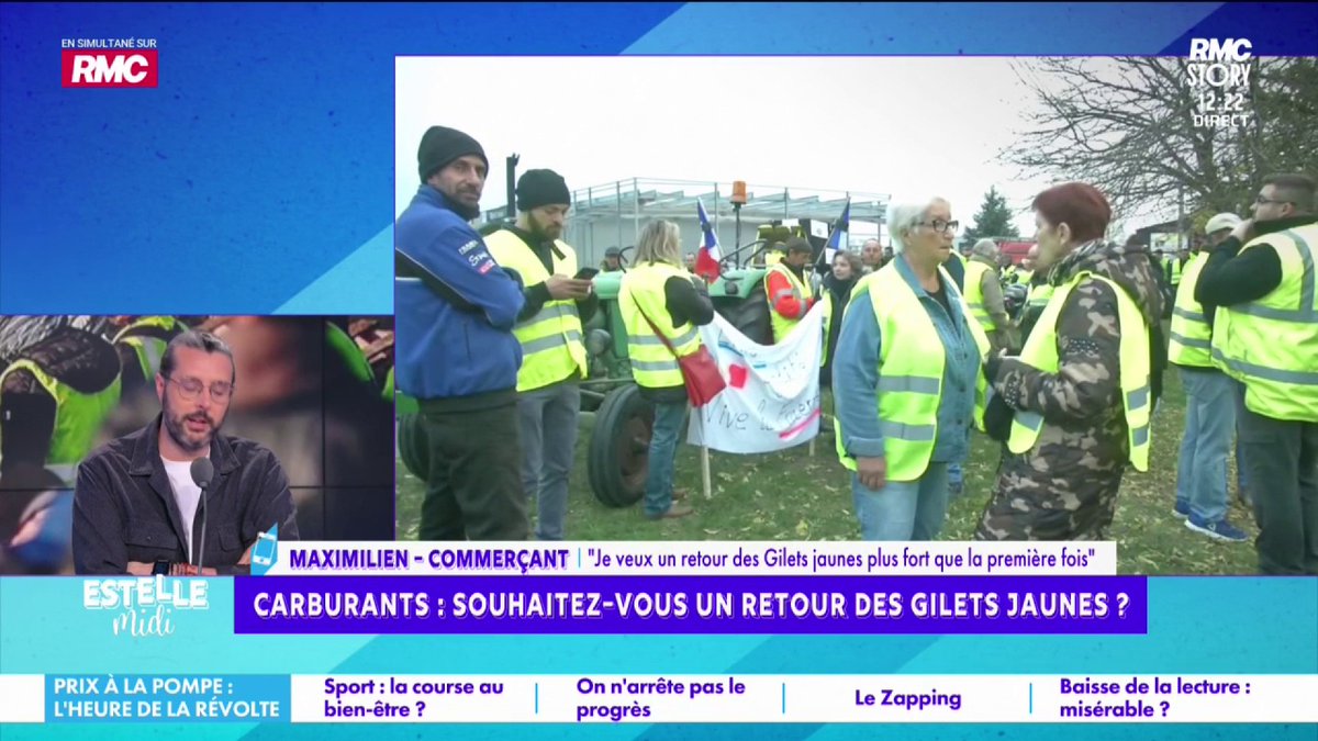 📞 Maximilien : "Je veux un retour des gilets jaunes plus dur ! Est-ce que vous avez entendu que le gouvernement allait baisser son train de vie ?! On sait envoyer des milliards à l'Ukraine, à l'Algérie mais pas aux Français ?! On n'en a rien à foutre de ces pays-là !"