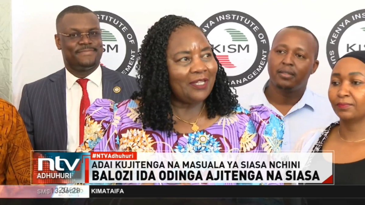 Balozi Ida Odinga Ajitenga Na Siasa Ida anasisitiza kwamba yeye si mwanasiasa na kwamba atawaachia wenye tajriba hiyo katika familia yake kuicheza ngoma ya siasa. #NTVAdhuhuri Kevin Mutai Ruga Eval