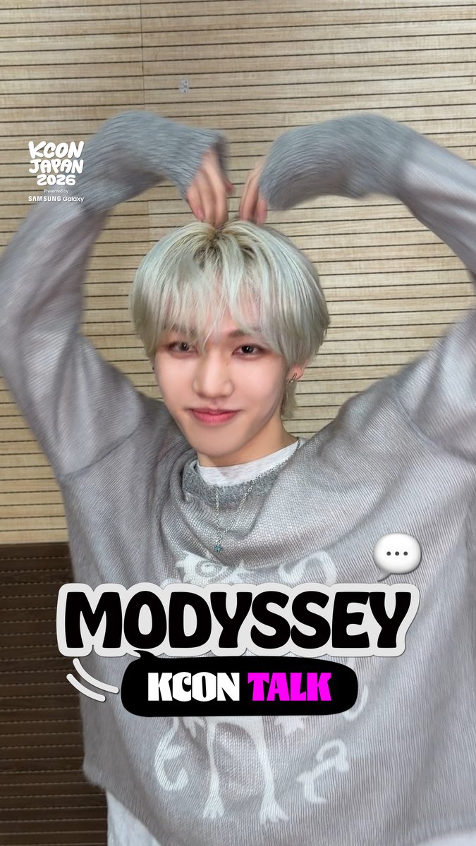 [#KCONJAPAN2026] #MODYSSEY KCON TALK KCONer、このエネルギー感じてる⁈⚡️ - KCON JAPAN 2026 MAY 8-10 Makuhari Messe Let's #KCON
