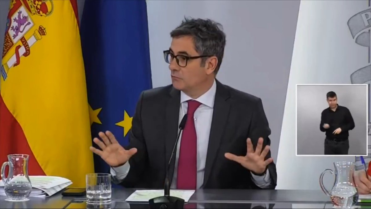 #EnDirecto | Bolaños reitera su opinión sobre el juez Peinado: "En el ejercicio de mi libertad de expresión opino de resoluciones judiciales. Afortunadamente hoy España es un Estado de Derecho, no como con Fernando VII, y tenemos un sistema que corrige resoluciones injustas"
