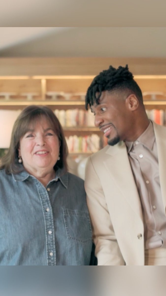 Ina Garten invites award-winning musician jon batiste to her home for a discussion about making Grammy history paired with a tasty, nostalgic menu of peanut butter and jelly bars and red beans and rice! Catch #BeMyGuest Saturday, April 18 at 12|11!