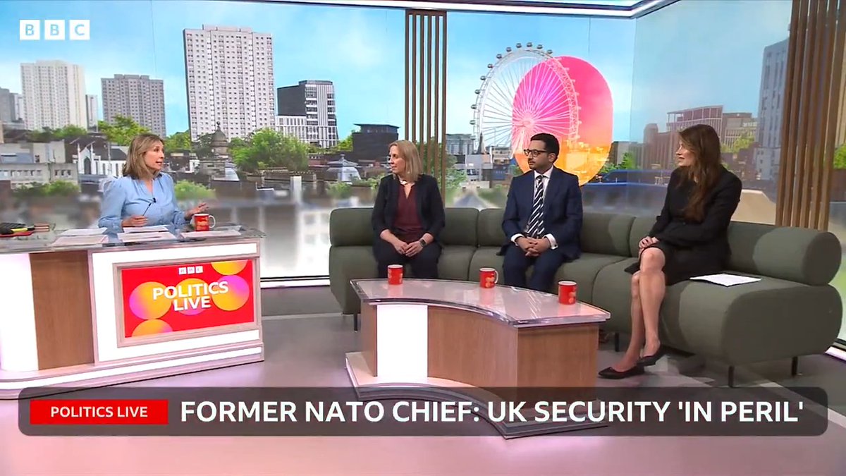 "We're going to get it right," Labour MP Antonia Bance tells #PoliticsLive after George Robertson's criticism of the government's investment in defence "This is devastating and embarrassing for the prime minister," Conservative MP Saqib Bhatti responds