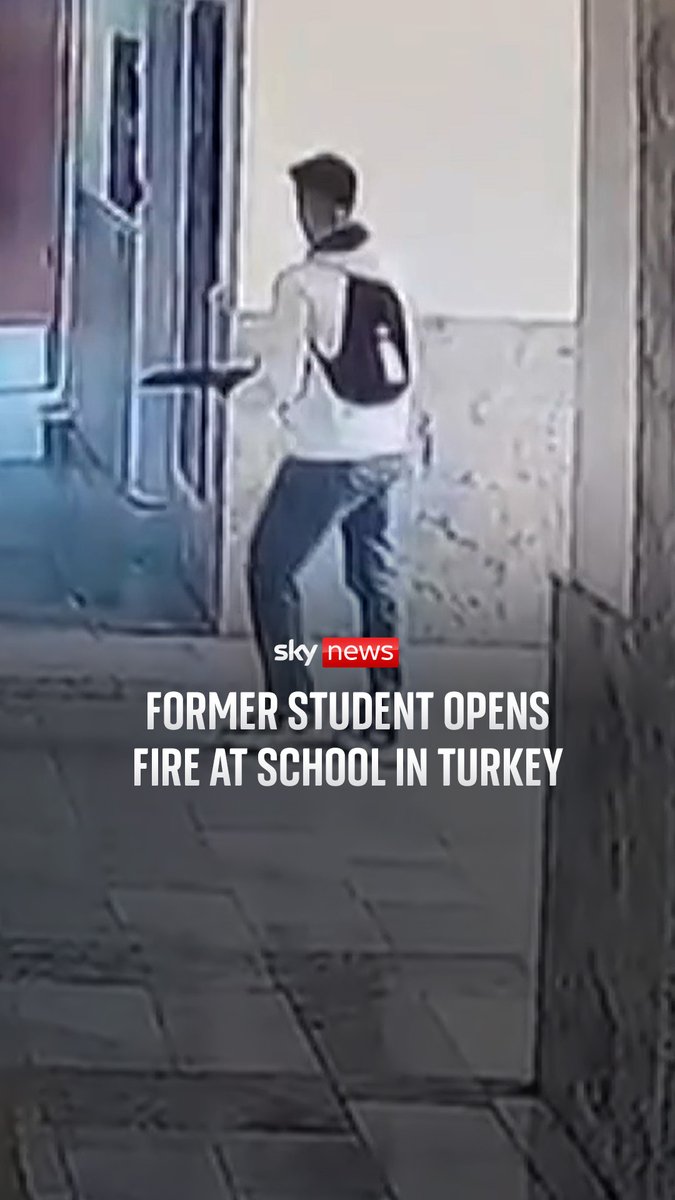 Sixteen people have been injured after a former student opened fire with a shotgun at a school in Turkey. The 18-year-old attacked people at a vocational school in Siverek, Sanliurfa province, before holing up inside the building as police arrived.