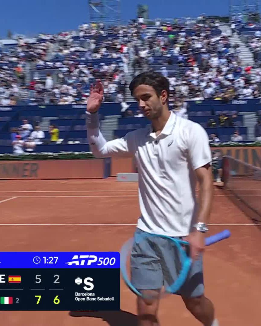 No pudo ser para Landaluce. Musetti es mucho Musetti en tierra batida. Primera victoria para Lollo desde que se retirase ante Djokovic en enero.