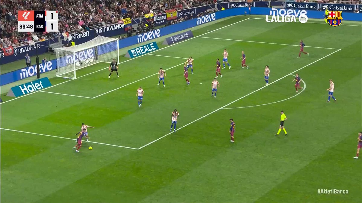 Deja tu 💙❤️ si crees. #LaLigaHighlights