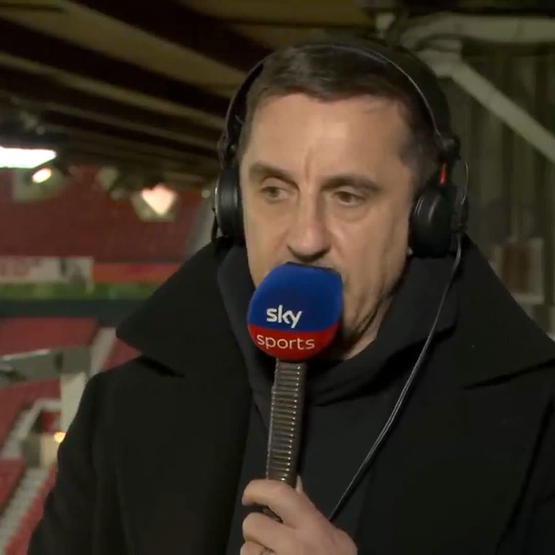 "I don't think there's ever been a more influential football player in the Premier League full stop." Gary Neville gives Roy Keane the number one spot for best central midfielders of all-time in the Premier League 🔝