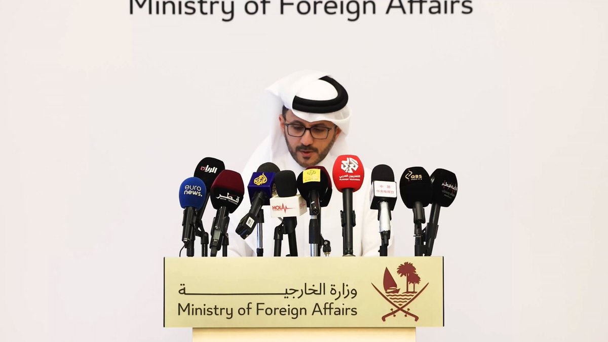 Dr. د. ماجد محمد الأنصاري Dr. Majed Al Ansari , Advisor to the Prime Minister and Spokesperson for the Ministry of Foreign Affairs, during the weekly media briefing: We have been clear from the outset that the security of the Strait of Hormuz must not be harmed by any escalatory moves. We reject any attempt to politicize the Strait and call for the immediate resumption of maritime activity without pre-imposed conditions, given its importance to the global economy. We are engaging with regional and international partners toward a solution. Regarding the talks in Islamabad, we remain in contact with Pakistan and support their mediation efforts, while focusing on strengthening regional coordination around this process. #MOFAQatar