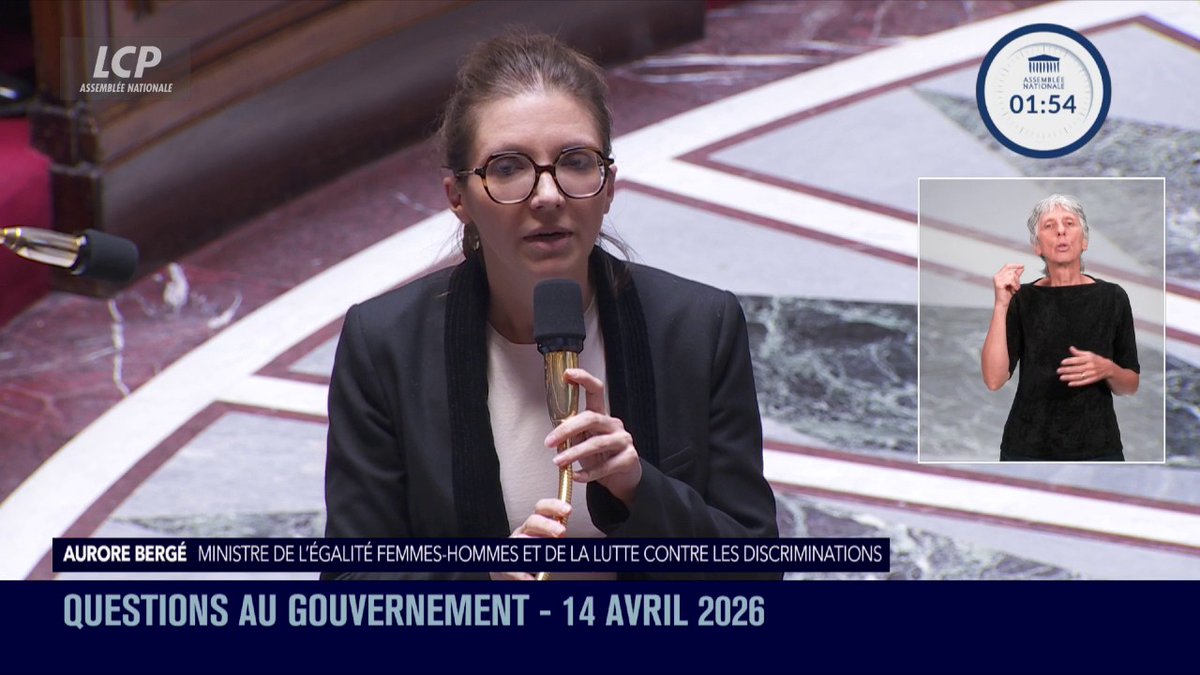 Loi Yadan : "J'appelle celles et ceux qui ont signé la pétition, parfois sans la lire, à lire la proposition de loi", affirme Aurore Bergé. #QAG #DirectAN