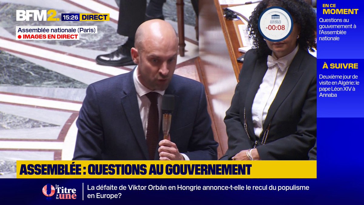 Jean-Noël Barrot: "C'est le gouvernement israélien qui doit changer sa politique, respecter le droit international et abandonner ces guerres sans fin" #BFM2