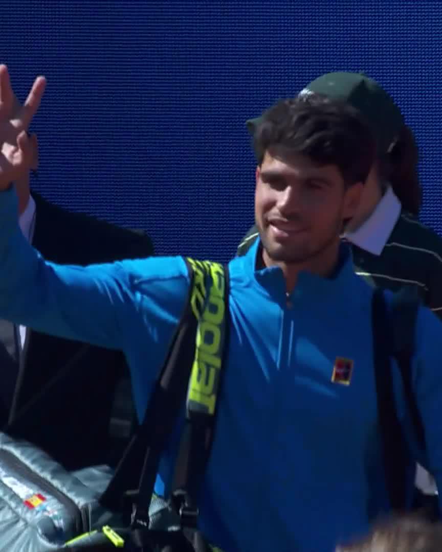 The road back to world No.1 starts now! Carlos Alcaraz kicks off his Barcelona campaign vs Otto Virtanen —>