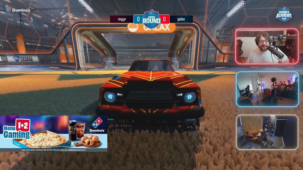 Merci pour votre soutien pendant la Domino’s Academy by Domino’s Pizza France et gg à reyyn pour la win 🔥 C'était génial de présenter ça avec FuuRy &amp; Rasmelthor ! [Publicité]