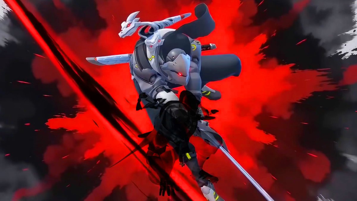Overwatch Genji Mythic Weapon: Sumi-Ichimonj Gameplay ⚔️✨ In-game footage of Genji's new Mythic Weapon skin, launching today, has been revealed via the official #Overwatch CN Bilibili account 👹
