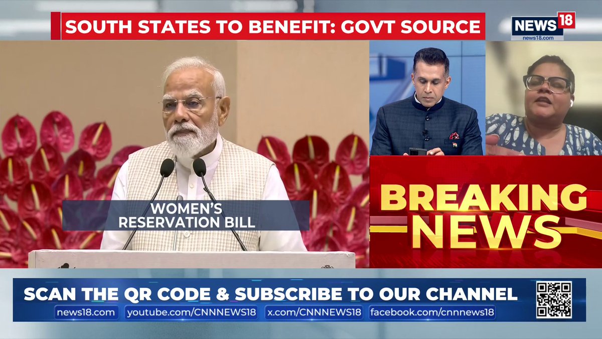 #BreakingNews | Government responds to opposition's concerns over the delimitation bill - The delimitation bill sets an upper limit of 850 Lok Sabha seats - Southern states may gain more benefits - The final seat distribution will be determined by the delimitation commission 🦏 Payal M/પાયલ મેહતા/ पायल मेहता/ পাযেল মেহতা shares more details #DelimitationBill #IndiaPolitics #LokSabha | Anand Narasimhan🇮🇳