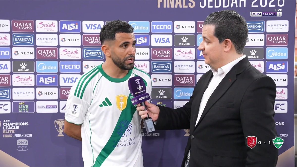 رياض محرز: نريد الفوز بلقب دوري أبطال آسيا للنخبة 🏆 #دوري_أبطال_آسيا_للنخبة #AFCChampionsLeague | #ACLElite
