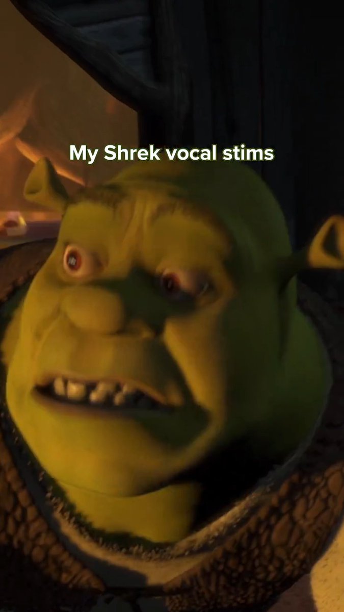 Communicating exclusively through Shrek stims from now on.