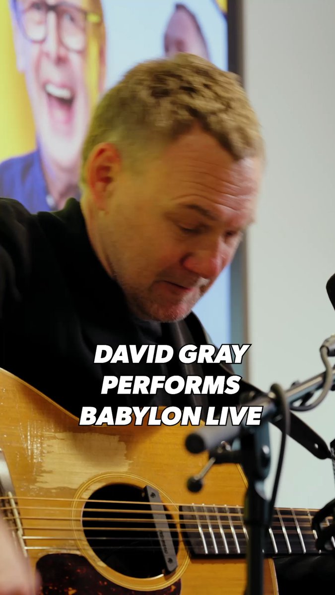 David Gray joined Ian on the Breakfast Show this morning for a special live session. His album White Ladder is still the biggest-selling album in Irish chart history… some record to hold 👏 #DavidGray #Babylon