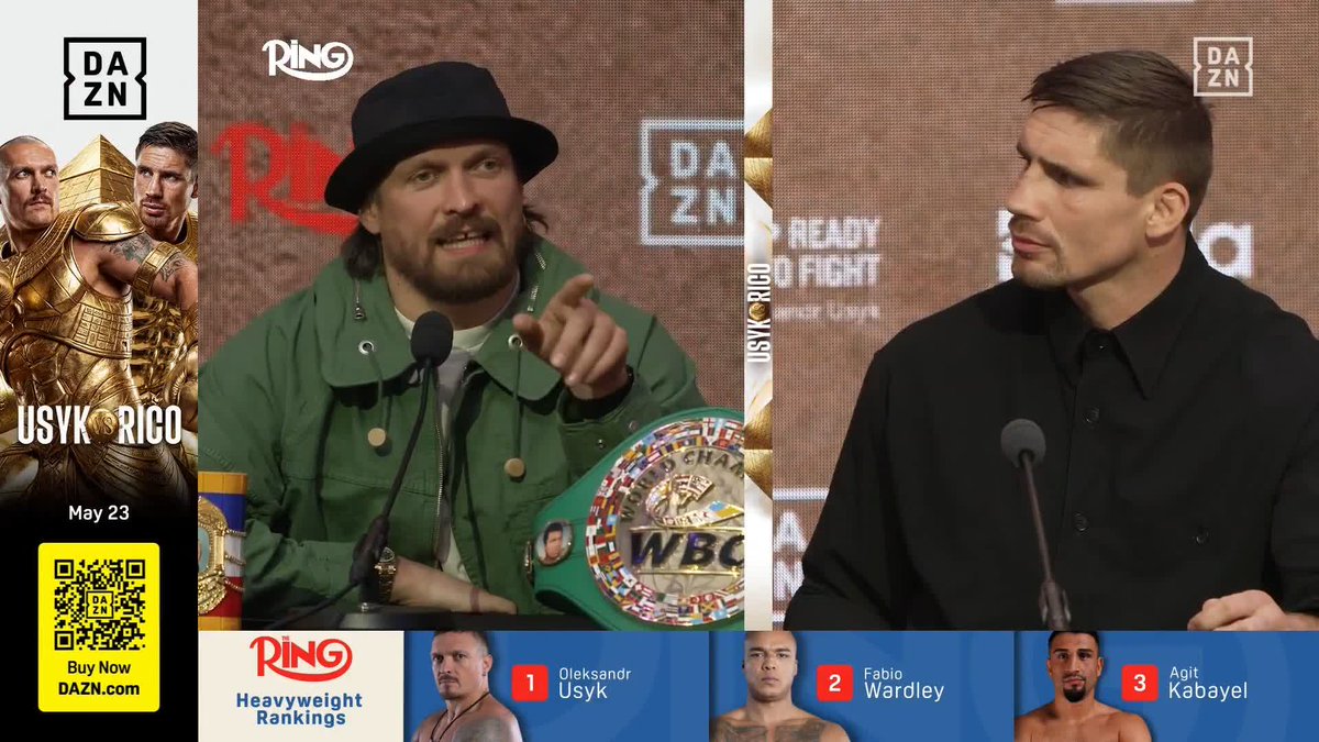 🗣️ “AJ is future Undisputed Champion” Oleksandr Usyk Pyramids of Giza | May 23 | DAZN Boxing