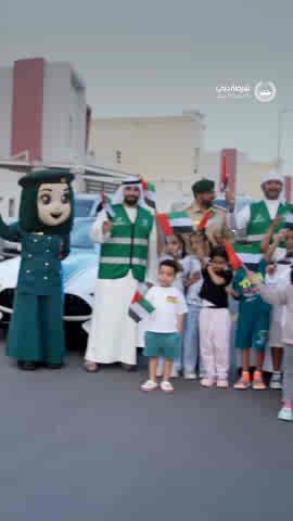 Together as one, we raise our flag high 🇦🇪 Across Dubai, the UAE flag soars proudly, carried by community members united by a shared sense of belonging. #ProudOfUAE