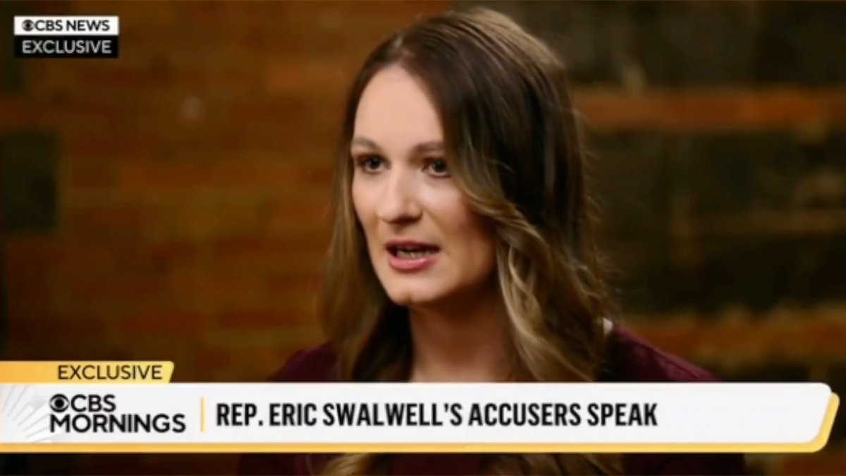 This woman says she exchanged some flirtatious messages with Swalwell, he asked her to meet up, she didn't want to, and then they stopped talking. That's it. But now she's an "accuser" -- and even a "survivor"! Amazing