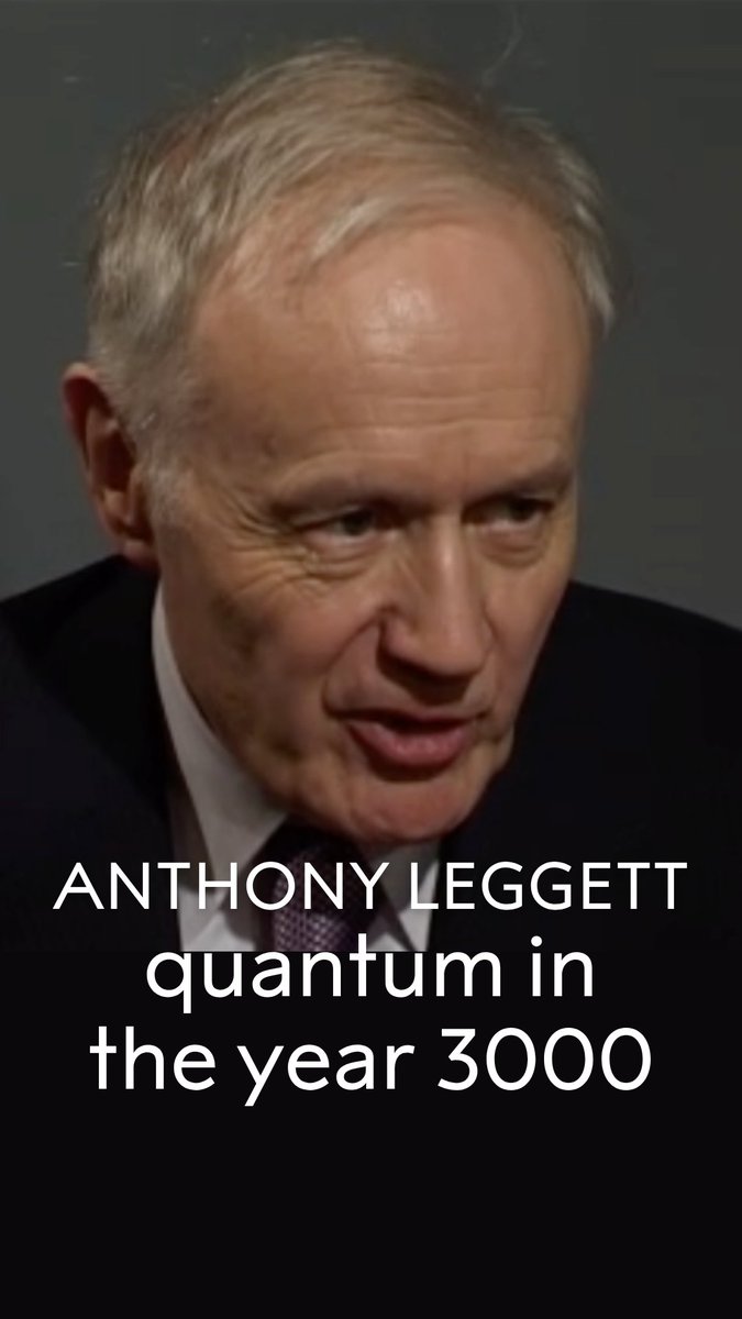 "Some new theory, of which we can have at present no conception, will take over." From the archives: 2003 physics laureate Anthony Leggett muses about the year 3000. Will quantum mechanics remain the accepted theory of our world or will it be replaced by something much stranger? Watch the full interview: