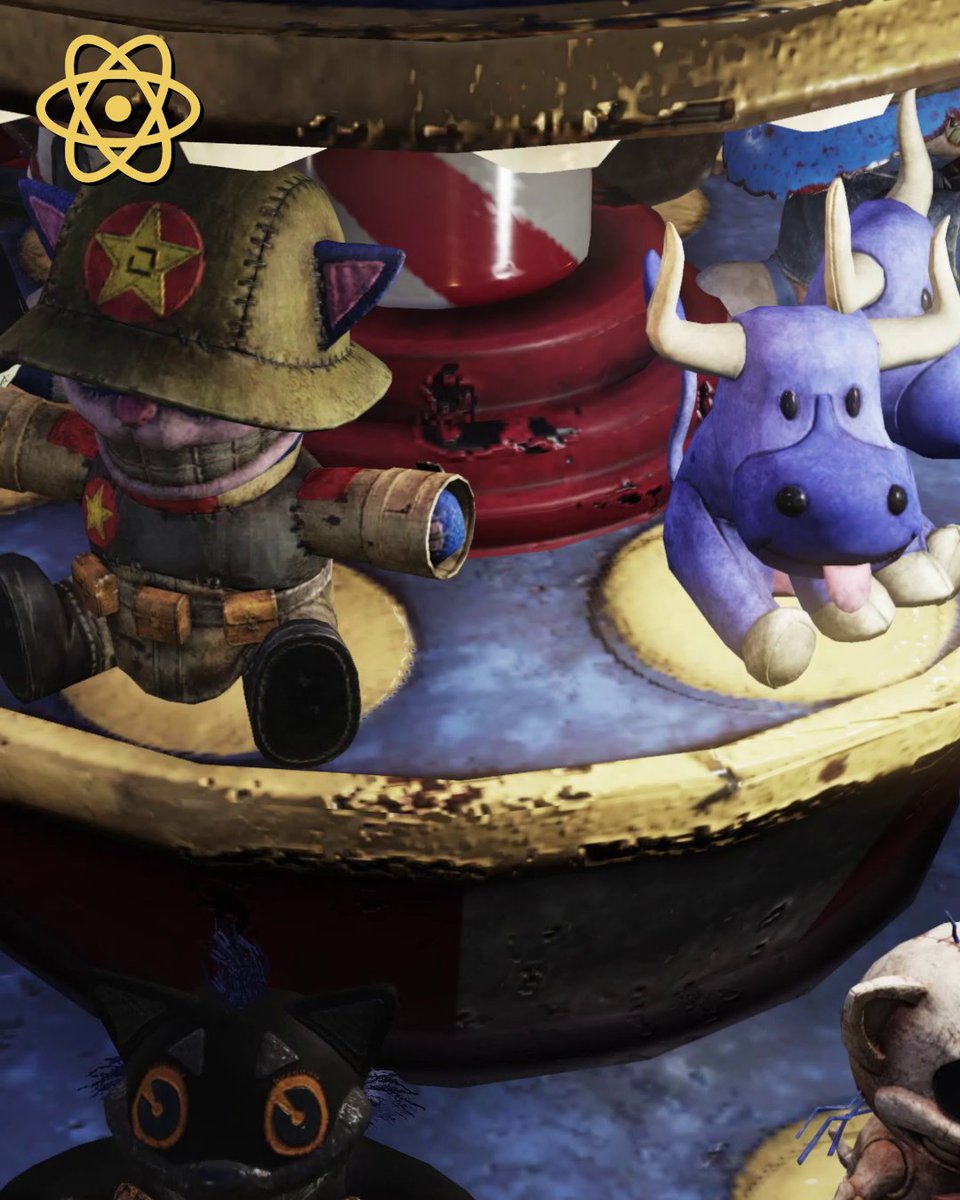 Show off your plushie collection with the Plushie Display Stand, now available in the Atomic Shop! #Fallout76