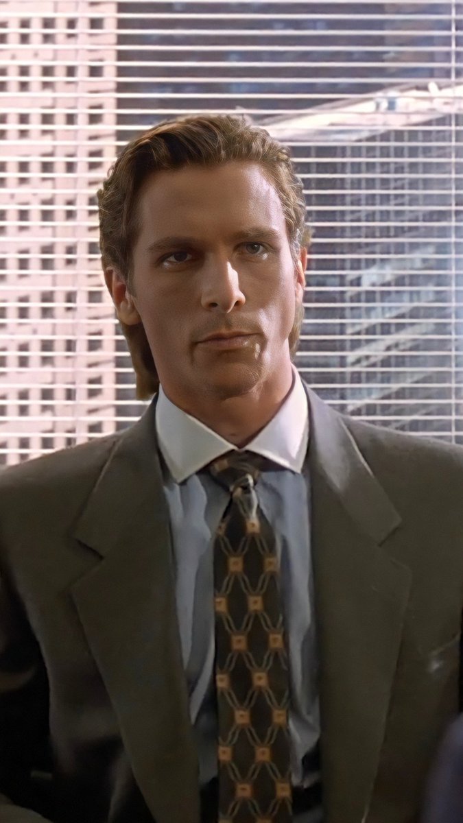 Is returning videotapes a valid excuse in 2026? Asking for a friend. Film: AMERICAN PSYCHO (2000)