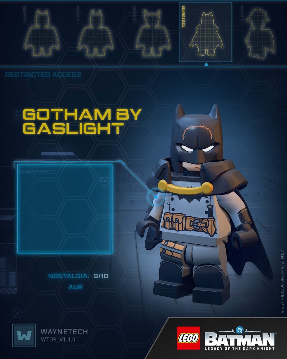 Iconic suit, period (piece). #LEGOBatmanGame