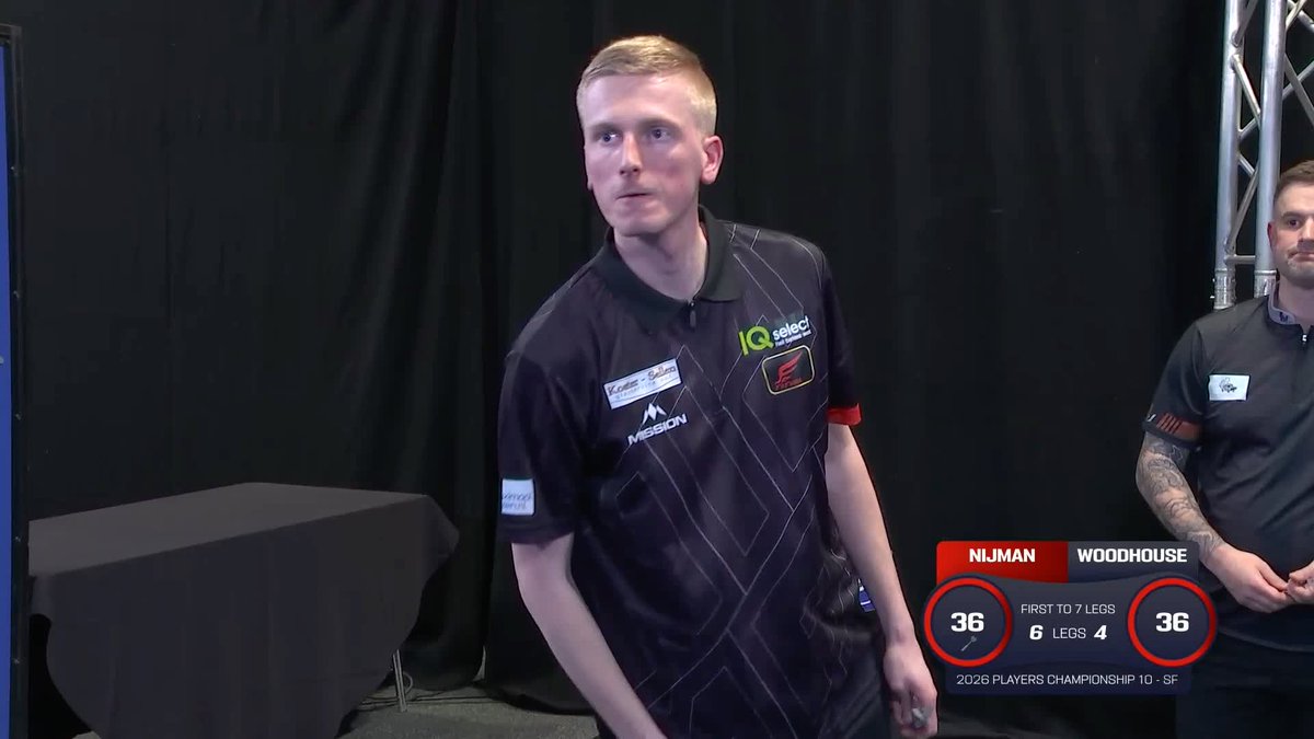 NIJMAN INTO ANOTHER PROTOUR FINAL 🤯 Wessel Nijman is on FIRE in 2026 🔥 Nijman reaches his FOURTH Players Championship final of the year in just ten events, defeating Luke Woodhouse 7-4 with another astonishing average of 108.46 💫 📺 #PC10