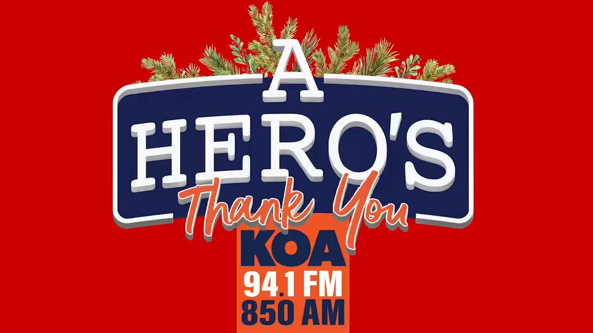 It’s the 8th Annual “A Hero’s Thank You” and our first winner this year is Cory. 🇺🇸 Sponsored by CommonSpirit Health - Mountain (CO, KS, UT) &amp; Fix-it 24/7 Plumbing