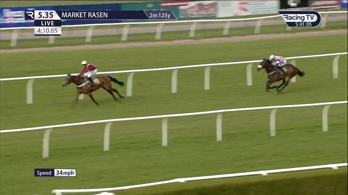 Numero Ventotto makes a brilliant start to her career with this highly impressive debut success Market Rasen Racecourse under Nico de Boinville. Well done to owners Hot To Trot Racing &amp; Robert Waley-Cohen 👏