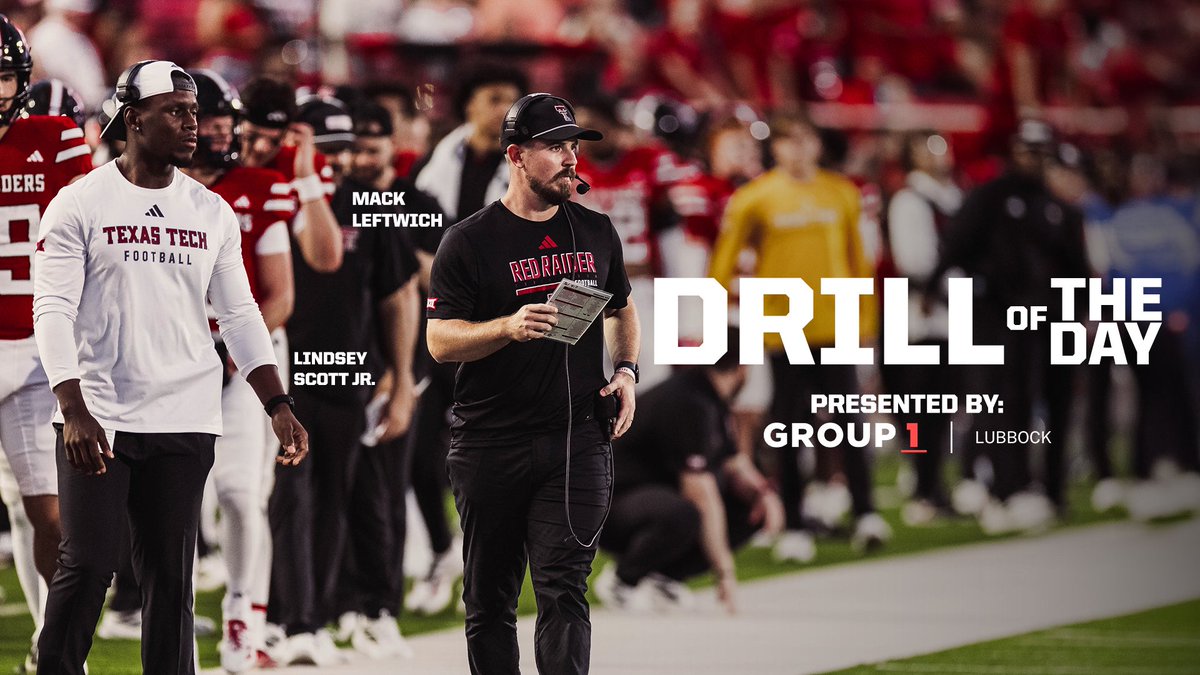 Getting comfortable in the chaos Drill of the Day with Mack Leftwich, Lindsey Scott Jr., and our QBs! #WreckEm | Group 1 Automotive