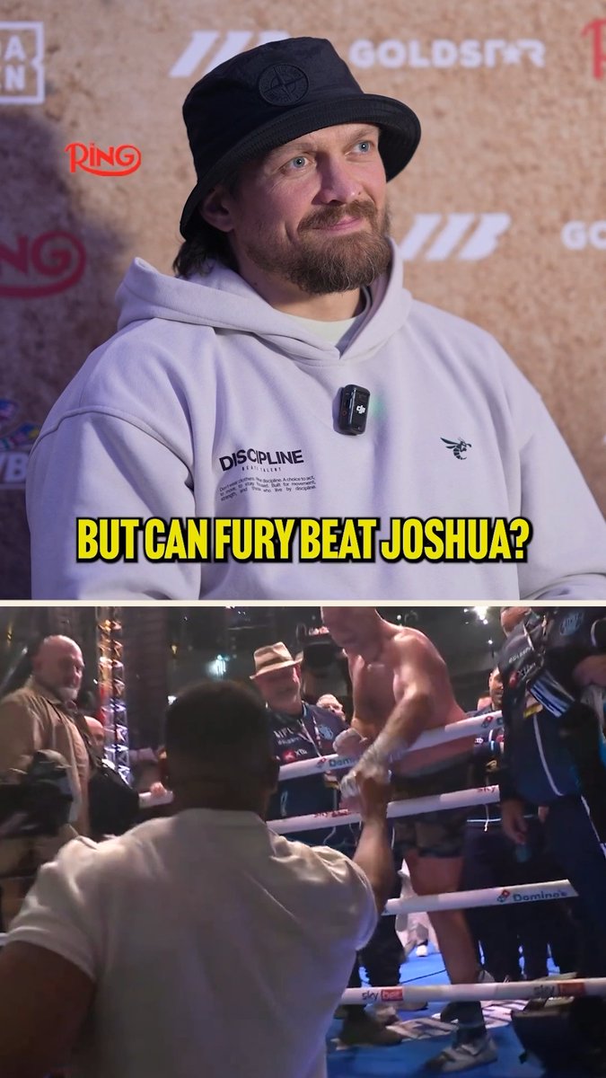 🗣️ "Hey greedy belly!" Oleksandr Usyk with a confident prediction for Tyson Fury vs Anthony Joshua 👀 Glory in Giza | May 23rd | LIVE on DAZN 🥊