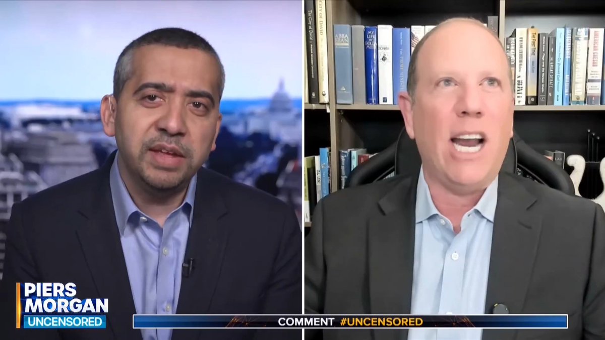 "Don't lecture the rest of us about nukes when you have nukes and you've now incentivized Iran to get nukes..." Watch more of the new Uncensored on the Middle East conflict👇 📺 Piers Morgan | Mehdi Hasan | Doron Spielman